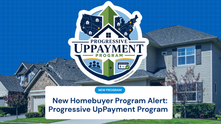New Homebuyer Program Alert Progressive UpPayment Program