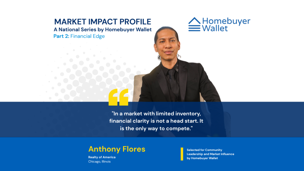 Anthony Flores, Chicago real estate agent specializing in financing readiness